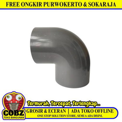 8 INCH / RUCIKA D-DL Elbow Knee Keni L Sambungan Fitting Pipa PVC
