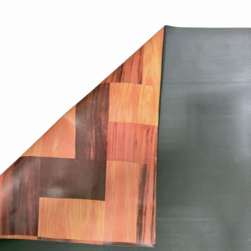120 CM x 15 M / COBZ Karpet Perlak Lantai Meja Vinyl PVC Coklat Tua Roll