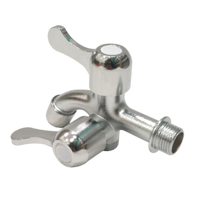 1/2 IN / COBZ Kran Air Cabang Double Shower Mesin Cuci Stainless