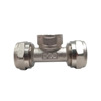 T 20 x 1/2 IN / FIDEM  Tee Selang Pex Drat Dalam Ke Pipa Stainless