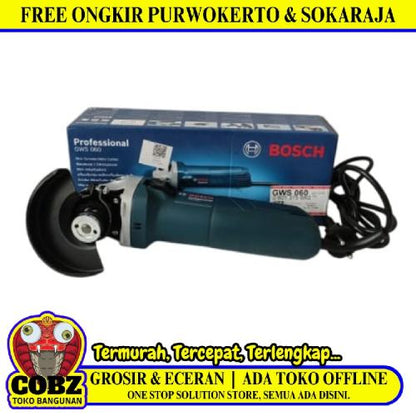 BOSCH GWS 060 Mesin Gerinda Tangan Kabel Set
