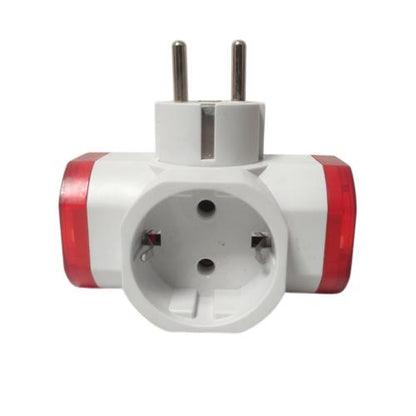 3 LUBANG / MIKOTEK Steker Stop Kontak Colokan Serbaguna 3 in 1