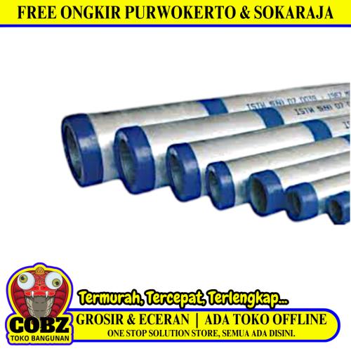 2 1/2 IN x 6 M / TM MEDIUM A Chrome Pipa Pralon Paralon Besi Batang