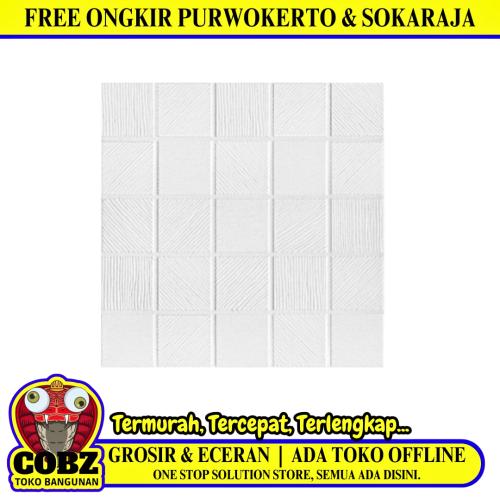 30 CM x 30 CM / ASIA TILE ALPHA Keramik Lantai Kamar Mandi Matte White Dus