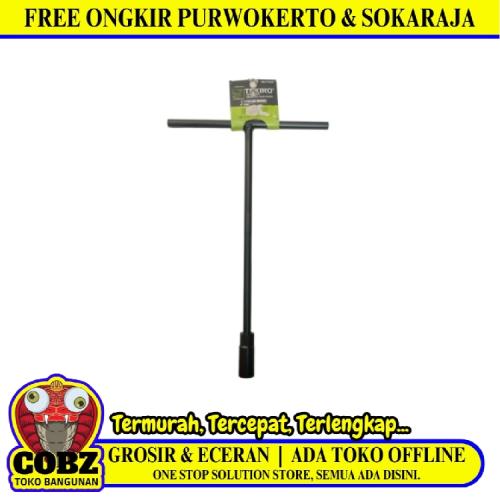 13 MM / TEKIRO Kunci Sok Shock Soc ket T Type Wrench Hitam