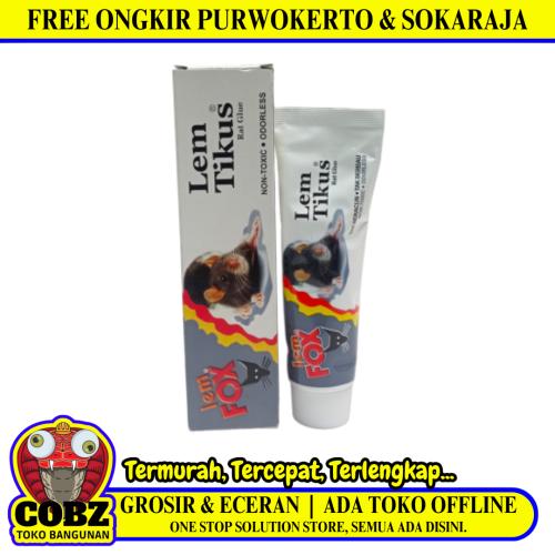 75 GR / FOX Rat Glue Lem Tikus Trap Perangkap Super Lengket Transparan