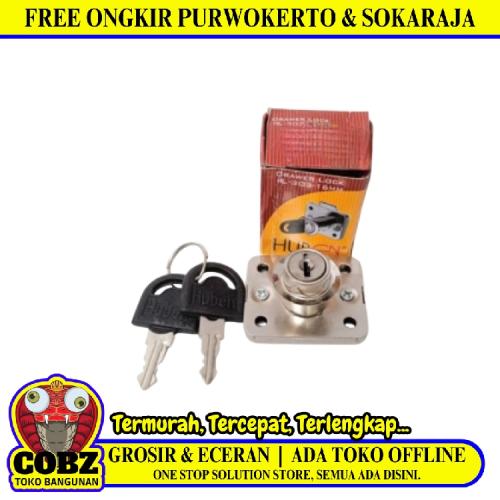 16 MM / HUBEN HL-303 Kunci Laci Lemari Cabinet Drawer Lock Kecil Set