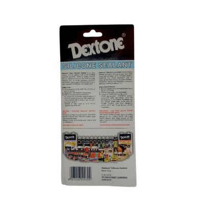 70 GR / DEXTONE SILICONE SEALANT Rubber Adhesive Lem Kaca Tube