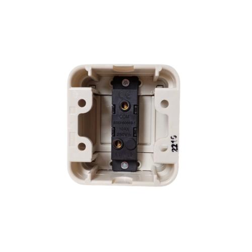 PANASONIC ALPHA CUBE Saklar Tunggal Single Engkel 1 Gang Tempel OB Outbow Putih