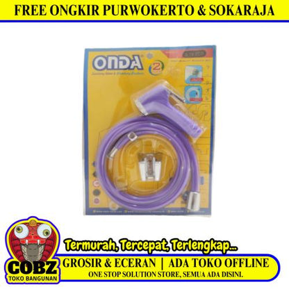 1/2 IN x 120 CM / ONDA S75 02 Jet Shower Cebok Toilet Plastik PVC Set