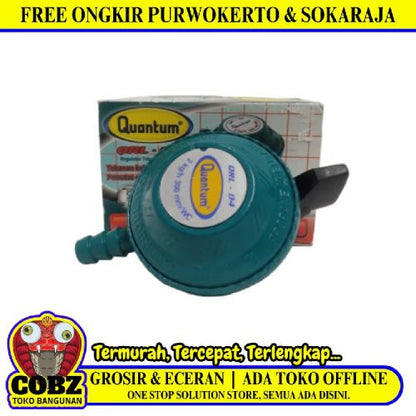 QUANTUM Regulator Kepala Tabung Gas LPG Tekanan Rendah Low Pressure