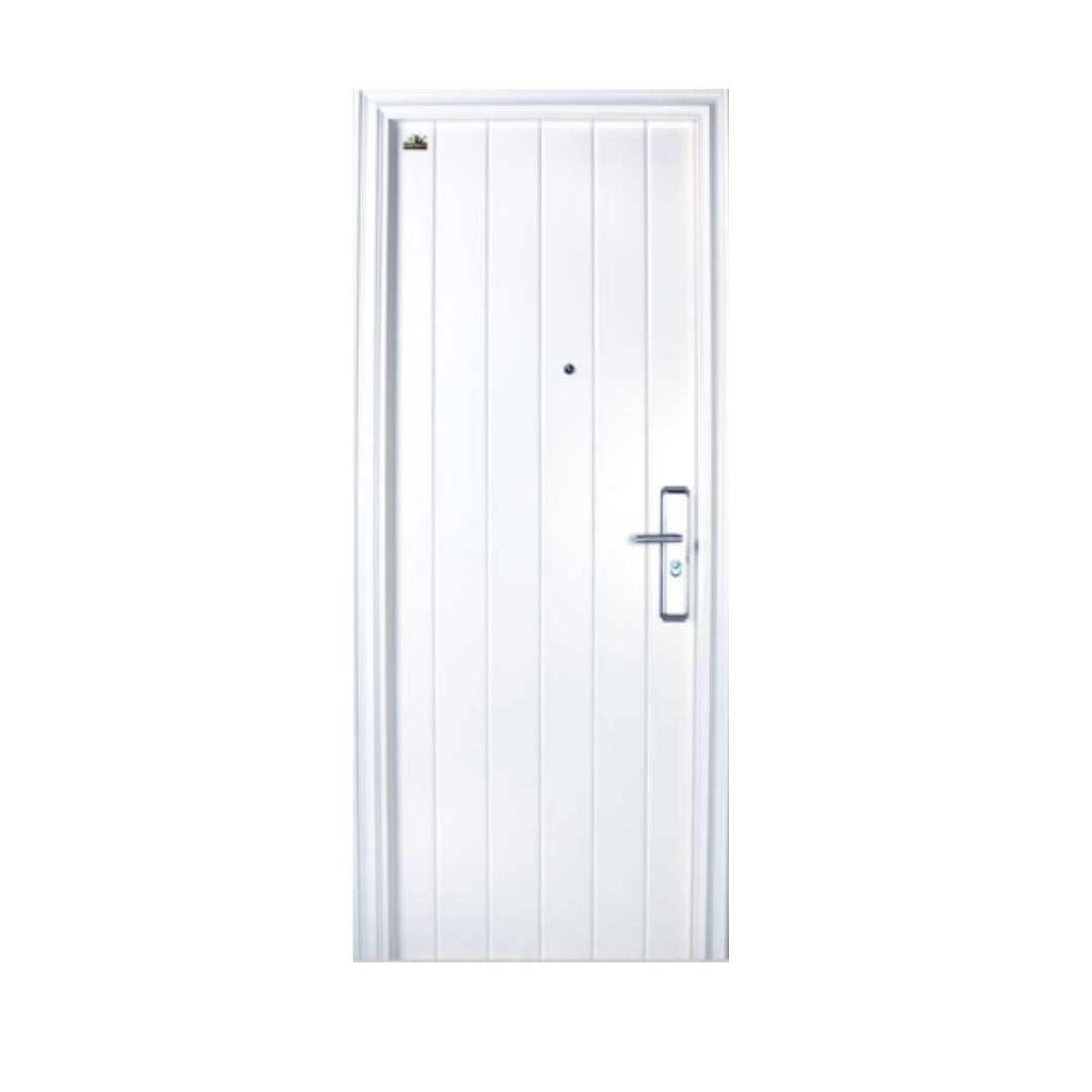 5 CM x 90 CM x 220 CM / FORTRESS PRIME 90.02 SINGLE DOOR Pintu Baja White Set