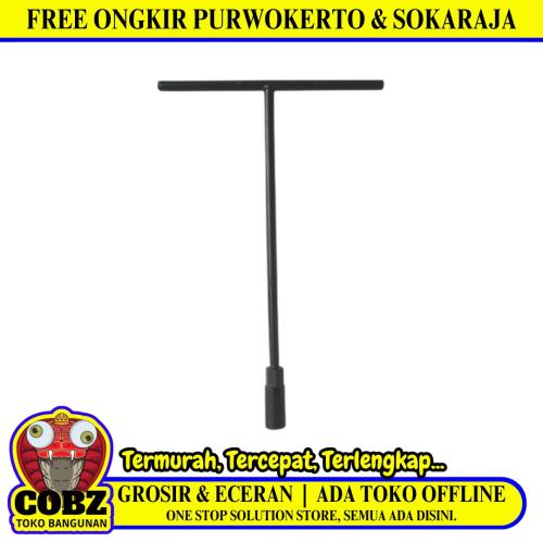 12 MM / VENUS Kunci Sok Shock Socket T Type Wrench Hitam