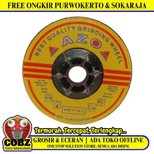 4 IN / AZO Metal Grinding Mata Gerinda Poles Asah Besi