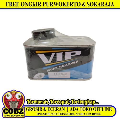 1/4 KG / VIP TIPE Paint Remover Cairan Penghapus Cat Kayu Besi Tembok Kaleng