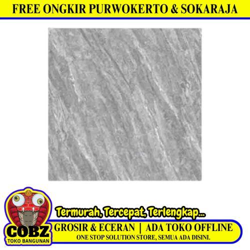 80 CM x 80 CM / SERENITY VERMONT GREY Granit Lantai Rumah Glossy Dus