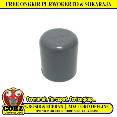 1/2 IN / RUCIKA AW Dop Cap Tutup Sambungan Fitting Pipa PVC