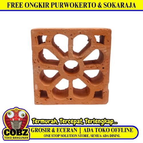 20 CM X 20 CM / NM Rooster Lubang Angin Bata Merah Jumlah Sisi Biji