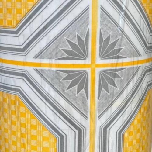 120 CM / TM Karpet Perlak Lantai Meja Vinyl PVC Yellow Meter