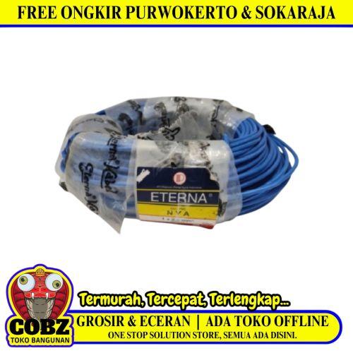 1 INTI x 2.5 MM x 50 M / ETERNA NYA Tunggal Kabel Tembaga SNI Biru Roll