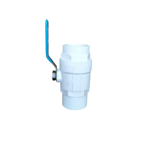 1 1/4 IN / CISAL Stop Kran Polos Ball Valve Engkol Plastik PVC