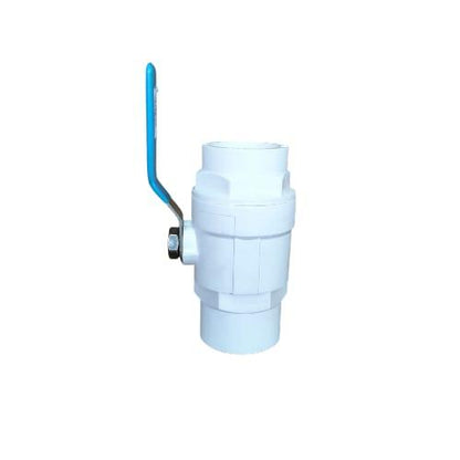 1 1/4 IN / CISAL Stop Kran Polos Ball Valve Engkol Plastik PVC