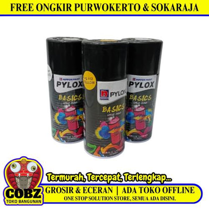 300 CC / NIPPON PAINT BASIC Pylox Cat Kayu Besi Semprot Kaleng