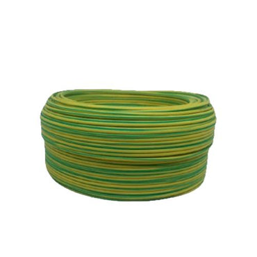 1 INTI x 4 MM x 50 M / KITANI NYA Tunggal Kabel Tembaga SNI Kuning Roll