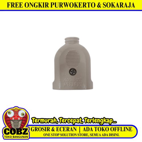 MATSUI Steker Jek Colokan Kabel Listrik Cewek Kontra Gepeng Putih