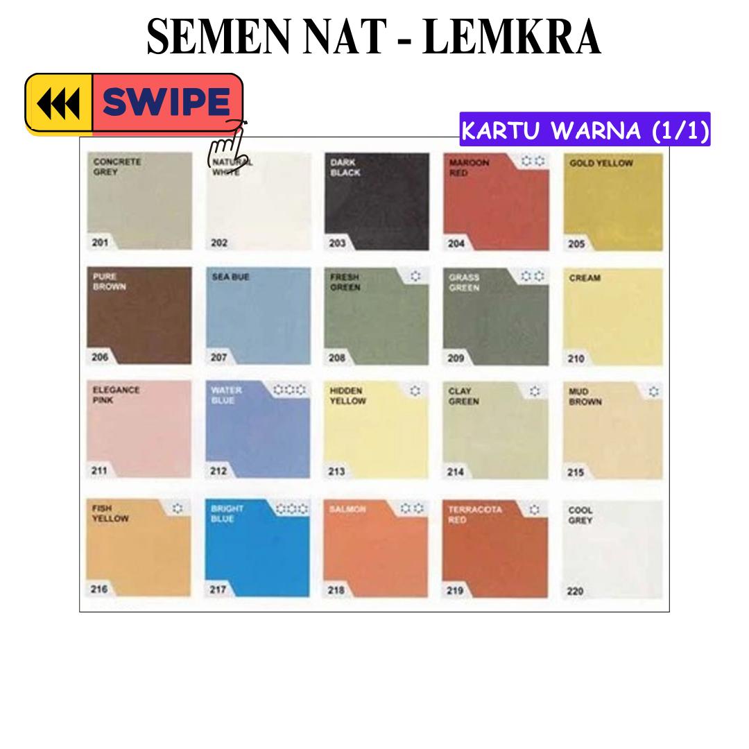 1 KG / LEMKRA Semen Nat Pengisi  Keramik Tile Grout Warna Muda