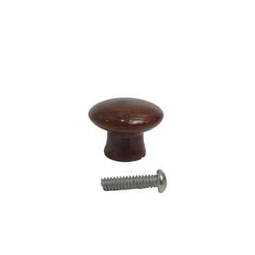 D 2 CM / COBZ Tarikan Pegangan Handle Laci Lemari Bulat PVC Coklat