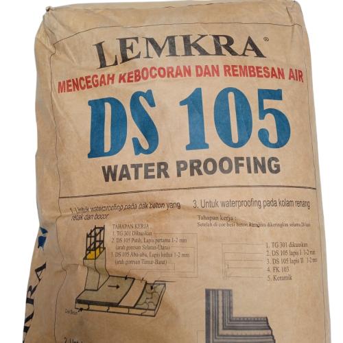 30 KG/ LEMKRA DS105 Semen Waterproofing Pelapis Anti Bocor Abu-abu Sak
