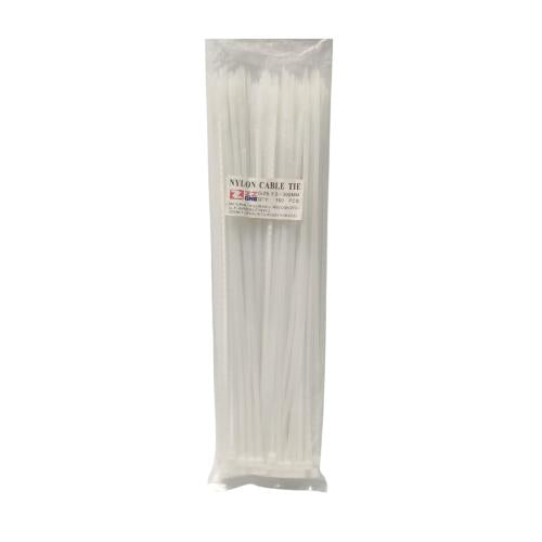 3.6 MM x 300 MM / ZZ ONE Kabel Cable Ties Tali Ripet 30 CM Putih Pack