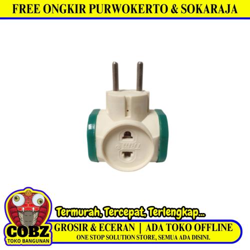 4 LUBANG / TRM Steker Stop Kontak Colokan Serbaguna 4 in 1