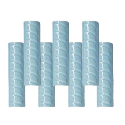 10 CM / TM Kuku Macan Bon Bon Lis Keramik Ulir Light Blue Lembar