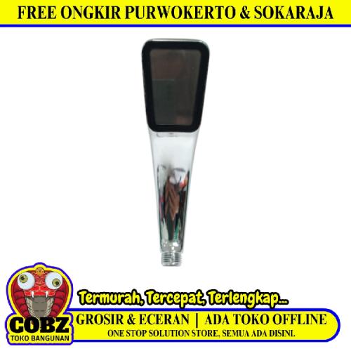 1/2 IN / COBZ 02 Kepala Shower Tangan Kamar Mandi Chrome PVC