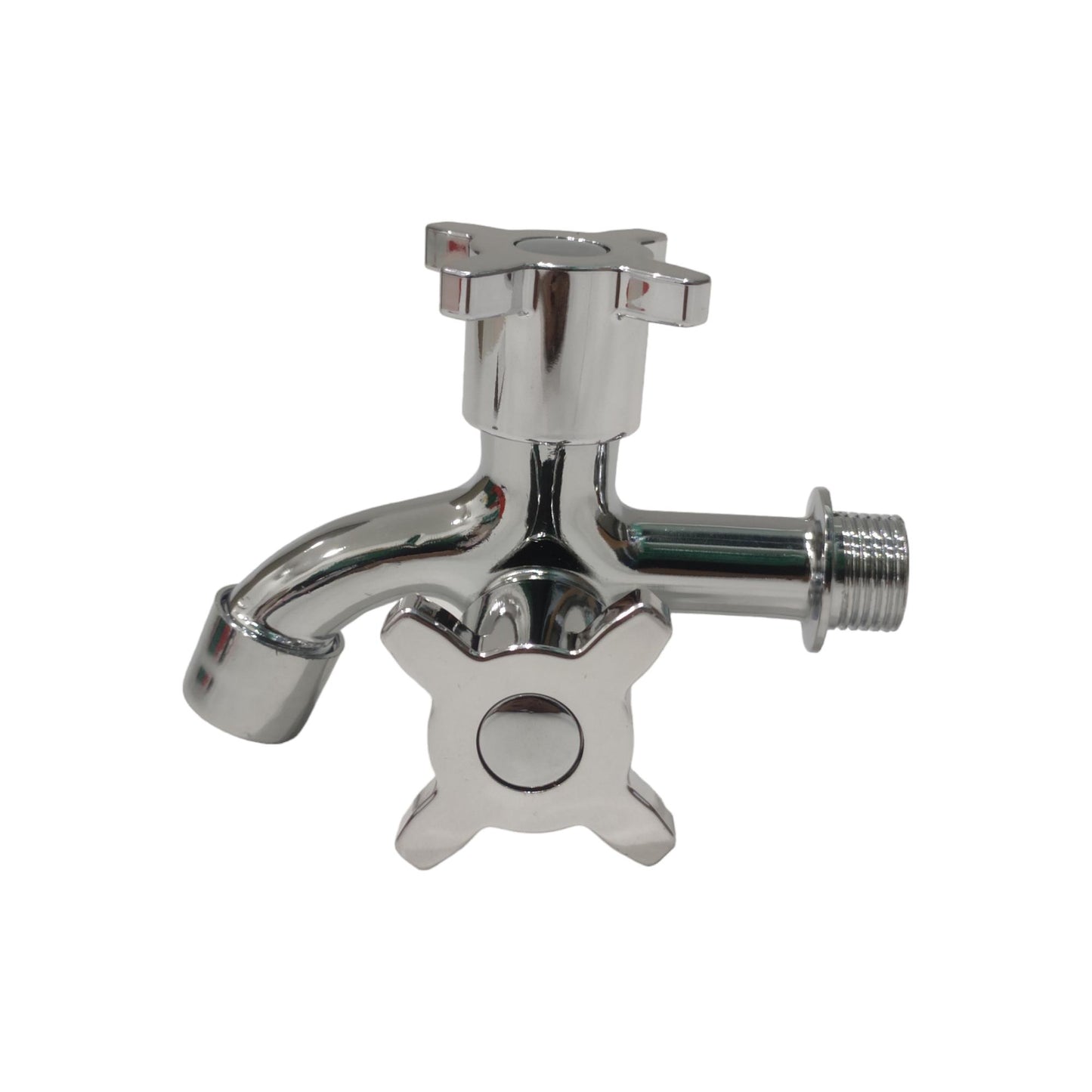 1/2 IN / FICO 01 Kran Air Cabang Double Shower Mesin Cuci Stainless