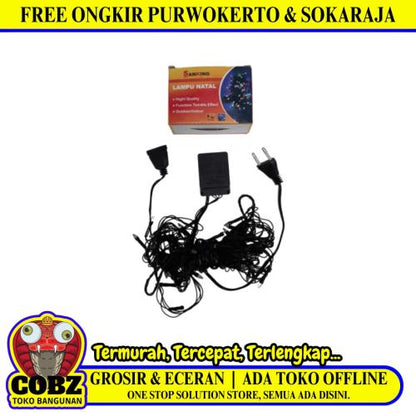 40 LED x 10 M / SANKING Lampu Tumblr Pajangan Kamar Natal Dekorasi