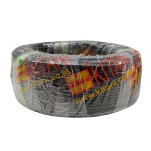 1 INTI x 1.5 MM / TM NYAF Serabut Kabel Tembaga SNI HItam Meter