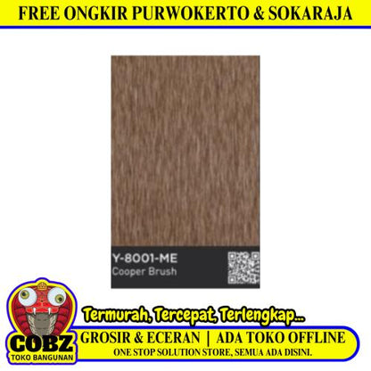 122 CM x 244 CM / TACO ULTIMATE METALLICS 8001 - ME HPL Lembar