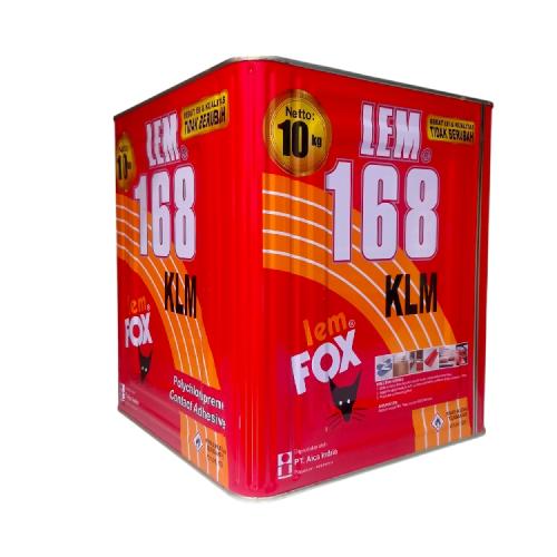 10KG/FOX 168KLM Lem Kuning Aibon Untuk Kayu Plastik Karet Kulit Kaleng