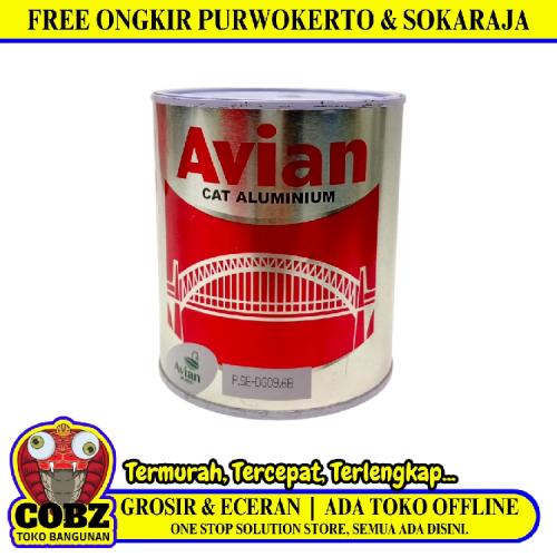 1 KG / AVIAN ALUMIINIUM Cat Kayu Besi Wood Metal Paint Kaleng