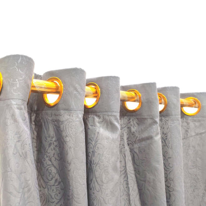 135 CM x 220 CM / NM Kain Gorden Ring Minimalis Motif Abu Muda