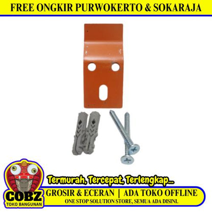 COBZ Klem Bracket Begel Jepit Hak Wastafel Cuci Tangan Besi