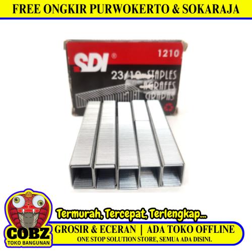 23 / 10 MM / SDI 1210 Refill Isi Guntacker Stapler Tembak 10 MM Dus