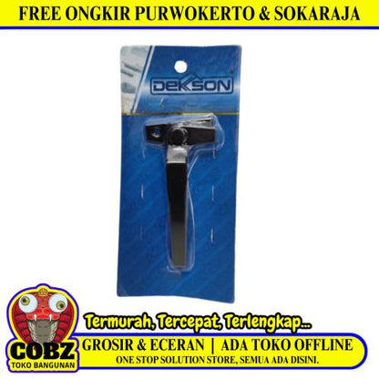 DEKSON CH4 HTL Rambuncis Handle Slot Grendel Kunci Jendela Kiri SS Hitam
