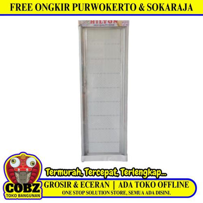 8 CM x 66 CM x 195 CM / HILTON Pintu Galvalum Kanan Set