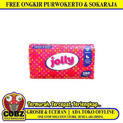 JOLLY Tissue Tisu Wajah Halus Lembut 2 Ply 250 Sheets