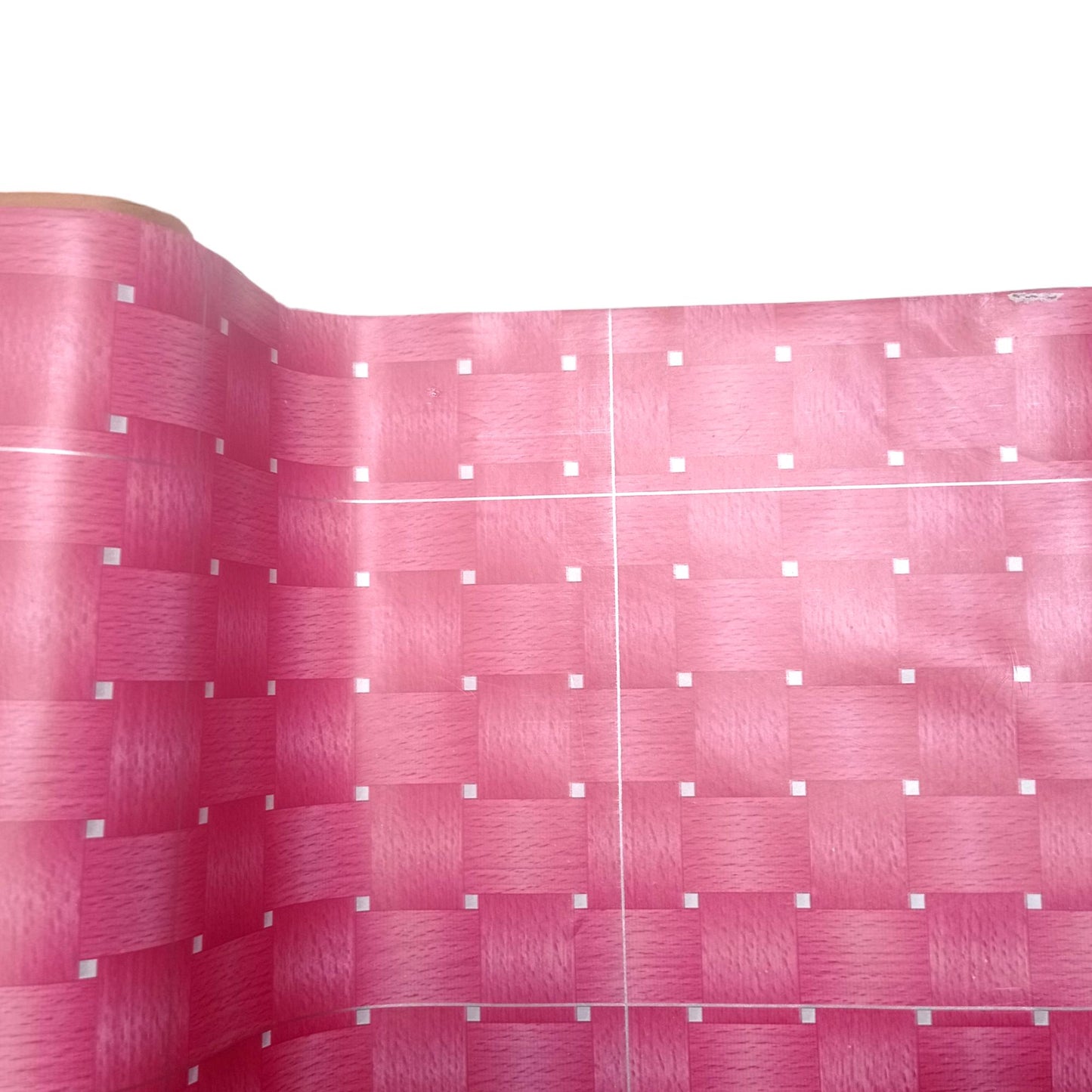 120 CM x 15 M / NANYA CKY1 001 Karpet Perlak Lantai Meja Vinyl PVC Pink Roll