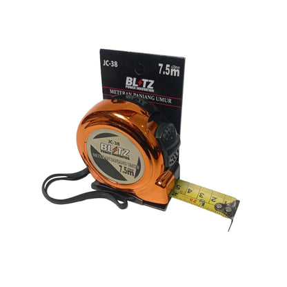 7.5 M / BLITZ JC-38 Meteran Alat Ukur Tukang Bangunan Measuring Tape